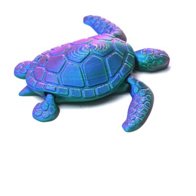 3D Printed Sea Turtle,Tortoise Animal Fidget Toy,3-D Printing Creatures Articulated Stuff Cheap Things,Cool Dragon Prints Reptiles Action Figure Gifts Printer Little Live Pets,Home Office Decor