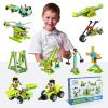 makerzoid Building Robot Kit, 370+ Educational DIY Building Blocks, 100+ Models STEM Robot Toy for Kids Ages 6+, Birthday Christmas Graduation Gift for Boys Girls view 1