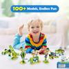 makerzoid Building Robot Kit, 370+ Educational DIY Building Blocks, 100+ Models STEM Robot Toy for Kids Ages 6+, Birthday Christmas Graduation Gift for Boys Girls view 2