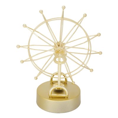 JAOCDOEN Ferris Wheel Perpetual Motion Toy, Innovative Gold Model, Magnetic Art Craft for Home, Office, Living Room Decoration, Exquisite and Fashionable Design