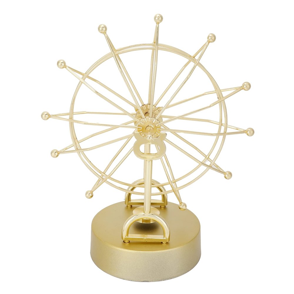 JAOCDOEN Ferris Wheel Perpetual Motion Toy, Innovative Gold Model, Magnetic Art Craft for Home, Office, Living Room Decoration, Exquisite and Fashionable Design