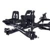 1/10 Scale CNC Metal Chassis Kit for RC Track Vehicle SCX10 II III Pro Capra TRX4 Twin I-Beam 2WD Pre-Runner Upgrade DIY Parts (Black) view 2