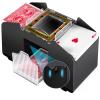 1-4 Deck Automatic Card Shuffler, Poker Shuffler Machine with Rubber Silencer, Lower Noise, Casino Card Electric Shuffler, Playing Card Shuffler for UNO, Phase 10, Skyjo, Skip Bo Home Card Game view 1