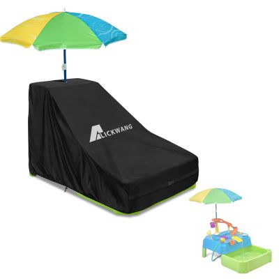 Alickwang Kids Water Table Cover,Outdoor Heavy Duty 600D Waterproof Toddler Water Play Table Cover,Compatible with Waterpark Wonders Two-Tier Water Table