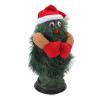 Electric Singing Dancing Christmas Tree,Green Xmas Tree Plush Toy Rotating Christmas Ornament,Cute Plant Shape Christmas Tree Figurine Decoration for Kids view 3