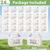 24 Pack Color Your Own Bug Hotel Box Cardboard Bugs Catchers Critters Collection Party Supplies Insect Gable Box Container with Window for Spring Summer Garden VBS Craft Favors view 3