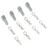 LJXSZ Heighten Body Mount & Body Clips Compatible with 1/14 MJX Hyper Go Upgrade 14301 14302 14303 14209 14210 Rc Car Aluminum Alloy Part(Silver) view 1