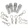 LJXSZ Heighten Body Mount & Body Clips Compatible with 1/14 MJX Hyper Go Upgrade 14301 14302 14303 14209 14210 Rc Car Aluminum Alloy Part(Silver) view 2