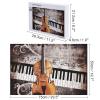 1000 PCS Jigsaw Puzzles Piano Violin Music Notes Puzzles Personalized Puzzle for Adults Wooden Puzzle Custom Puzzles from Photos Picture Puzzle Classic Jigsaw Puzzle for Wedding Birthday Valentine's view 2