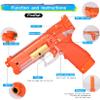 lififun Zhenweiqi Fire Rat Soft Dart Blaster, Premium Half Dart Blaster Soft Bullet Blaster for Adults, Teens Includes Magazine & 20 Half-Length Darts, Toy Pistol Blaster 82 ft Range S200 (Orange) view 2