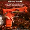 lififun Zhenweiqi Fire Rat Soft Dart Blaster, Premium Half Dart Blaster Soft Bullet Blaster for Adults, Teens Includes Magazine & 20 Half-Length Darts, Toy Pistol Blaster 82 ft Range S200 (Orange) view 4