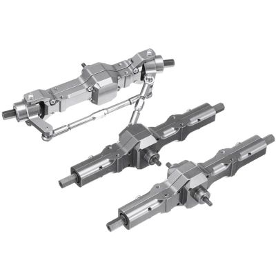 VBCERSDZ RC Vehicle Axles Compatible with WPL 1/16 B16 B36 6WD Replace Upgrade Front/Rear/Bridge Axle Part Set Truck RC Car Parts Aluminum Alloy Durable