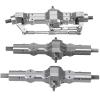 VBCERSDZ RC Vehicle Axles Compatible with WPL 1/16 B16 B36 6WD Replace Upgrade Front/Rear/Bridge Axle Part Set Truck RC Car Parts Aluminum Alloy Durable view 2