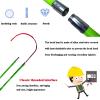 Portable Body Rescue Hook Insulated, Fiberglass High Voltage Insulated Rescue Hook, Fire Electrician Anti-electrocution Rescue Hook with Non-Slip Handle, Live Line Working Emergency(Green,1m/3.3ft) view 4