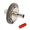 Metal Steel 57T 0.8Mod Slipper Set Slipper Clutch Spur Gear for Arrma 1/10 Big Rock Granite Kraton Outcast Senton 1/8 Typhon Upgrade PartsReplace #ARA310949 (Red view 1