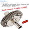 Metal Steel 57T 0.8Mod Slipper Set Slipper Clutch Spur Gear for Arrma 1/10 Big Rock Granite Kraton Outcast Senton 1/8 Typhon Upgrade PartsReplace #ARA310949 (Red view 2