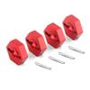 Aluminum 14mm Wheel hex Upgrade Parts for 1/10 Arrma Gorgon Granite Senton Vorteks 1/8 Infraction,Replacement of #AR310779#ARAC9442 AR310871(Red) view 4