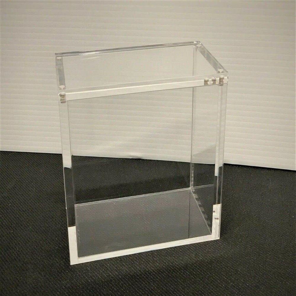Acrylic Clear Magnetic Display Case 6MM Thick Magnetic Closure Made for Pokemon TCG Booster Boxes