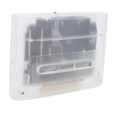 Bewinner SFC Game Cartridge 8GB - Automatic Save Backup Multifunctional Classic Gaming Cartridge for Console (Transparent White)