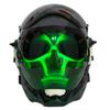 XURUYI Robot Punk Cosplay Helmet Prop  Costume/Display Only  Not for Motorcycle Use  Halloween Mech Mask Party Role Play (Green) view 1
