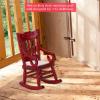 1:12 Dollhouse Rocking Chair, Wooden Rocking Chair Toys, Miniature Wooden Chair Doll Rocking Chair for Dolls House Accessories (2#) view 3