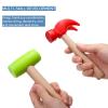 Nagpew 10 Pack Kids Hammer Toy, Wooden Small Simulation Maintenance Tools, Pretend Play Educational Toys for Teens Girls Boys School Games Supplies view 4