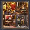 DIY Dollhouse Booknook, Book Nook Miniature Kit for Bookshelf Insert Decor Crafts for Adults and Teens, 3D Wooden Puzzle Bookends with Sensor Led Light (William Castle) view 4