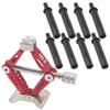 1/10 RC Scale Jack Height Stands Adjustable Simulation Jack Tool & Plastic RC Body Post Extension Holder Mounts view 1