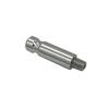 Dia 12mm Aluminum adaptor with M8 male thread, Adapter M8-Snap-on prisms plug plug for wall bolts view 2