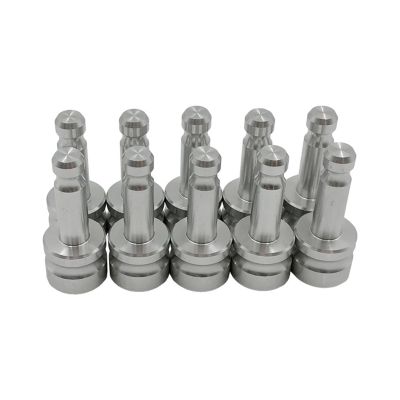 10pcs Aluminum Adapter Replacement For Prism GPS Total Station 5/8" x 11 Female Thread To12 mm Pole Fit Snap-On Prisms