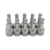 10pcs Aluminum Adapter Replacement For Prism GPS Total Station 5/8" x 11 Female Thread To12 mm Pole Fit Snap-On Prisms view 1