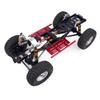 Aluminum Rock Side Sliders Plate Adjustable for 1/8 1/10 RC Crawler Car SCX10 II 90046 Wrangler TRX4 YiKong CC01 TF2 Gen8 Parts (Red) view 4
