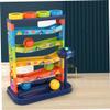 Educational Ball Drop Toy for Kids, Ball Tower for Toddlers 5 Layer Tower Run with Swirling Ramps & 4 Balls Rolling Ball Drop Toy for Babies view 2