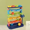 Educational Ball Drop Toy for Kids, Ball Tower for Toddlers 5 Layer Tower Run with Swirling Ramps & 4 Balls Rolling Ball Drop Toy for Babies view 4