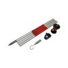 360 Degree Mini Prism For Total Station Replace Mini Prism Survey+4 Poles With Soft Bag+A Bubble+A Hook view 2