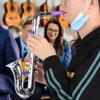 Children Saxophone Toy Mini Saxophone Sax Children Musical Instrument Toy Gift for Kids view 2