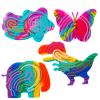 AHHSOY 4 Pack Sensory Activity Board Toys Set, Silicone Fidget Toys Adults Toddler, Bulk Party Favors Sensory Toys for Kids 8-12, Calm Down Fidget Toy for Stress Relief ADHD and Autism view 1