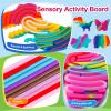 AHHSOY 4 Pack Sensory Activity Board Toys Set, Silicone Fidget Toys Adults Toddler, Bulk Party Favors Sensory Toys for Kids 8-12, Calm Down Fidget Toy for Stress Relief ADHD and Autism view 4