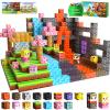 100PCS Magnetic Blocks, Magic Forest Set for Boys & Girls Toys Age 3-5 6-8 8-10, Magnetic Tiles 1" Building Blocks Toddler STEM Sensory, Creative Kids Games Kids Toys view 1