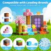 100PCS Magnetic Blocks, Magic Forest Set for Boys & Girls Toys Age 3-5 6-8 8-10, Magnetic Tiles 1" Building Blocks Toddler STEM Sensory, Creative Kids Games Kids Toys view 2