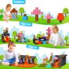 100PCS Magnetic Blocks, Magic Forest Set for Boys & Girls Toys Age 3-5 6-8 8-10, Magnetic Tiles 1" Building Blocks Toddler STEM Sensory, Creative Kids Games Kids Toys view 3