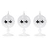 Viodmss 3X Clear Solar Power Radiometer Sun Light Vanes Glass Radiometer Science Educational Light Mill view 1