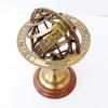 ALFAMART HT Present Collectible Nautical Engraved Brass Armillary Nautical Sphere Brass World Globe Vintage Armillary Table Top. 5 Inch view 3