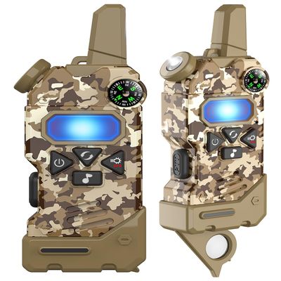 Walkie Talkies for Kids,5 Colourful Channels 2 Way Radio,Compass Flashlight and Magnifying Glass,3 Miles Long Range for Adventure Game,Outside, Camping, Hiking,Toys for 3-12 Year Old Boys Girls