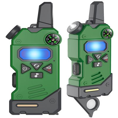 Walkie Talkies for Kids,5 Colourful Channels 2 Way Radio,Compass Flashlight and Magnifying Glass,3 Miles Long Range for Adventure Game,Outside, Camping, Hiking,Toys for 3-12 Year Old Boys Girls