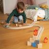 HABA Cars Expansion Set - 8 Pieces of Track - Sustainable Made from Recycled Wood - for Children from 2 Years view 4