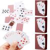 3 Decks Mini Playing Cards, Party Spoof Fun Smal Playing Cards, Miniature Poker Cards, Mini Poker Game for Adults, Party Favor, Tiny Deck of Novelty Party Gift for Christmas, Halloween, New Year, Par view 1
