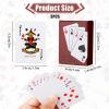 3 Decks Mini Playing Cards, Party Spoof Fun Smal Playing Cards, Miniature Poker Cards, Mini Poker Game for Adults, Party Favor, Tiny Deck of Novelty Party Gift for Christmas, Halloween, New Year, Par view 2