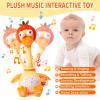 Jollybaby Plush Talking Singing Dancing Musical Strawberry Duck Toy for Toddlers 1-3 Just Like Cactus Toy, Music Mimicking Interactive Toys for Crawling Kids, Sensory Gift for Baby 0-6-12 Month view 2