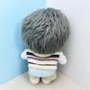 niannyyhouse 20cm Plush Doll Clothes Shirt Vest Pants Tie School Uniform Outfit 8in Doll Dressup (Blue) view 4